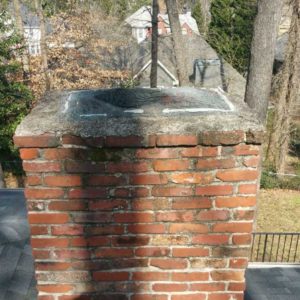 Chimney Cap Installation Before