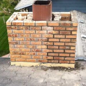 During Chimney Rebuilt