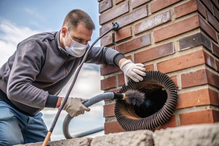Chimney sweep service in Peachtree Corners, GA
