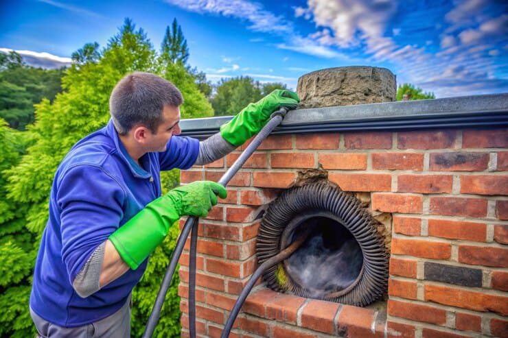 Chimney cleaning service in Peachtree Corners, GA